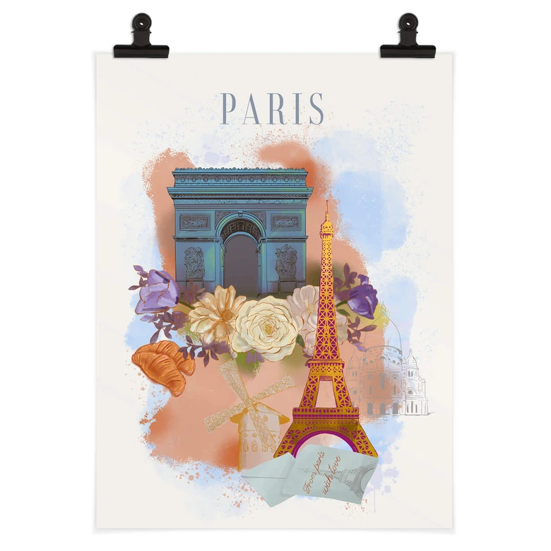 Poster Paris - Love your City 
