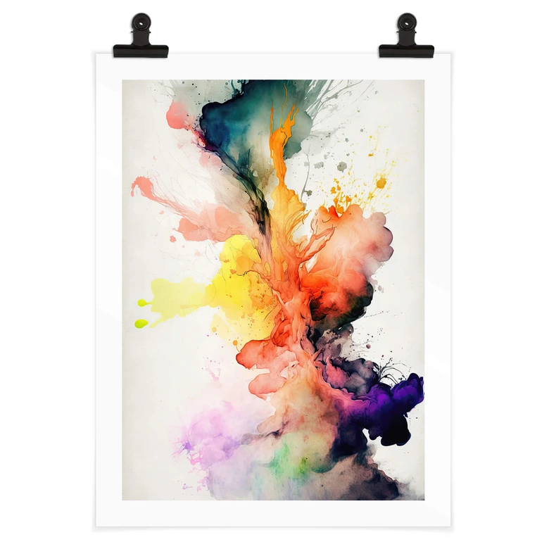 Poster Mauro - Kleurenexplosie 