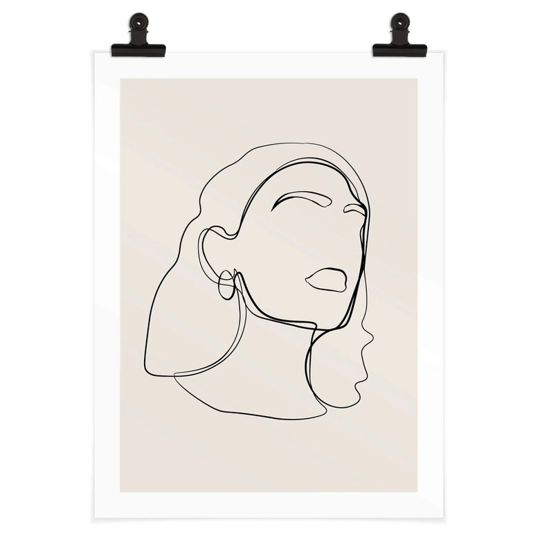 Poster NKTN - Line Art - Follow your dreams 
