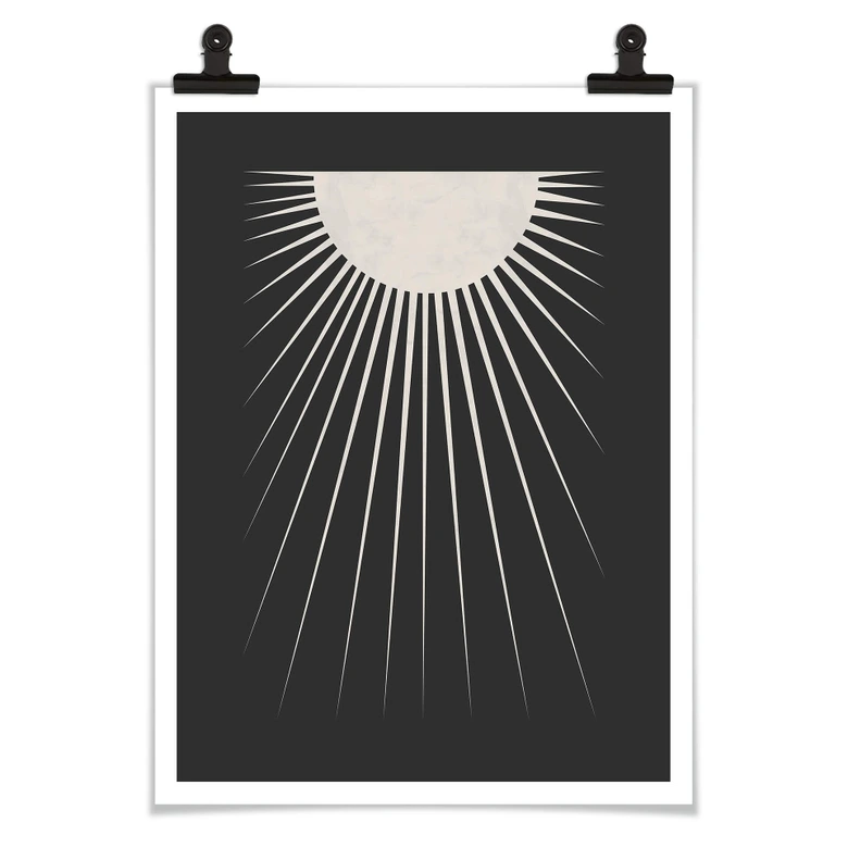 Poster Orara Studio - Lune minimaliste 