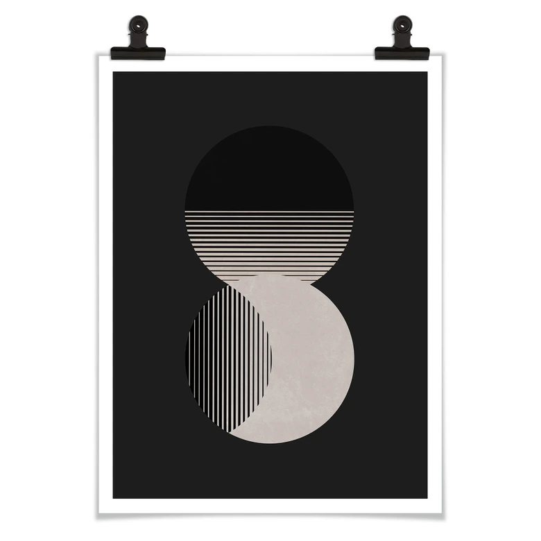 Plakat Orara Studio - Księżyc i Słońce 