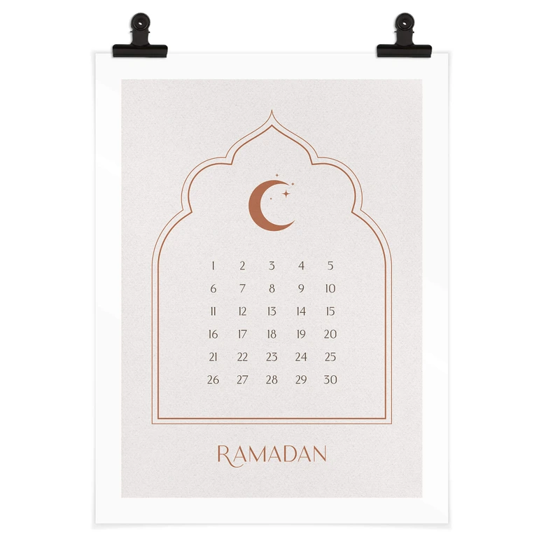 Poster Ramadan Kalender Klassiek 