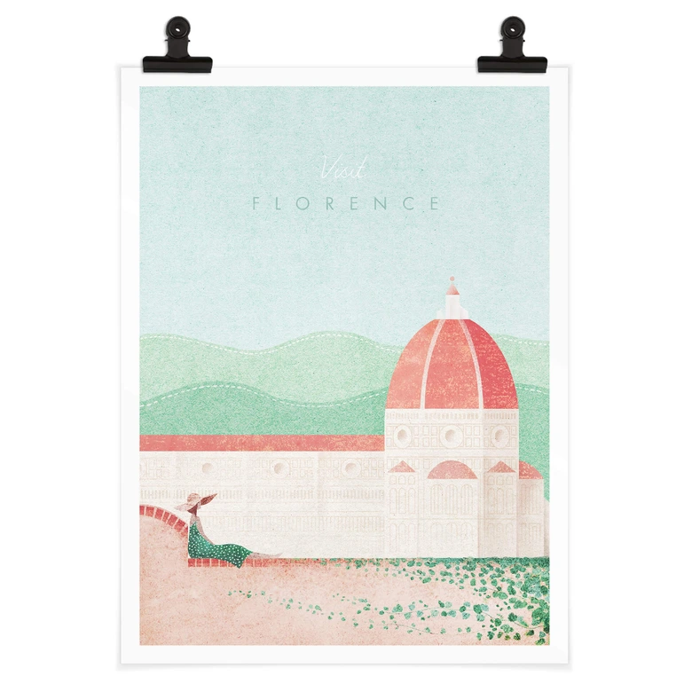 Poster Rivers - Florenz 