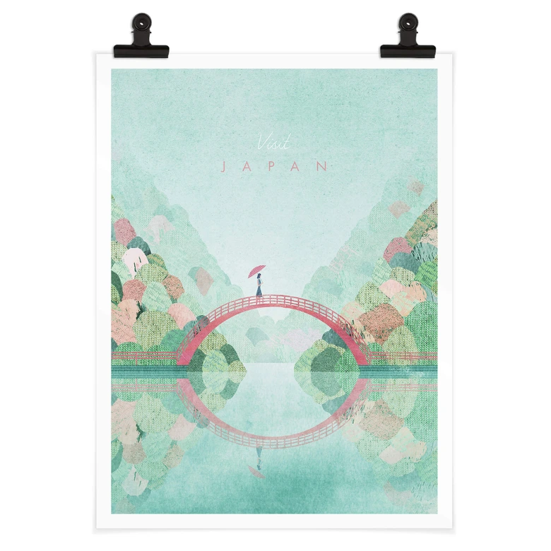 Poster Le Japon au printemps 