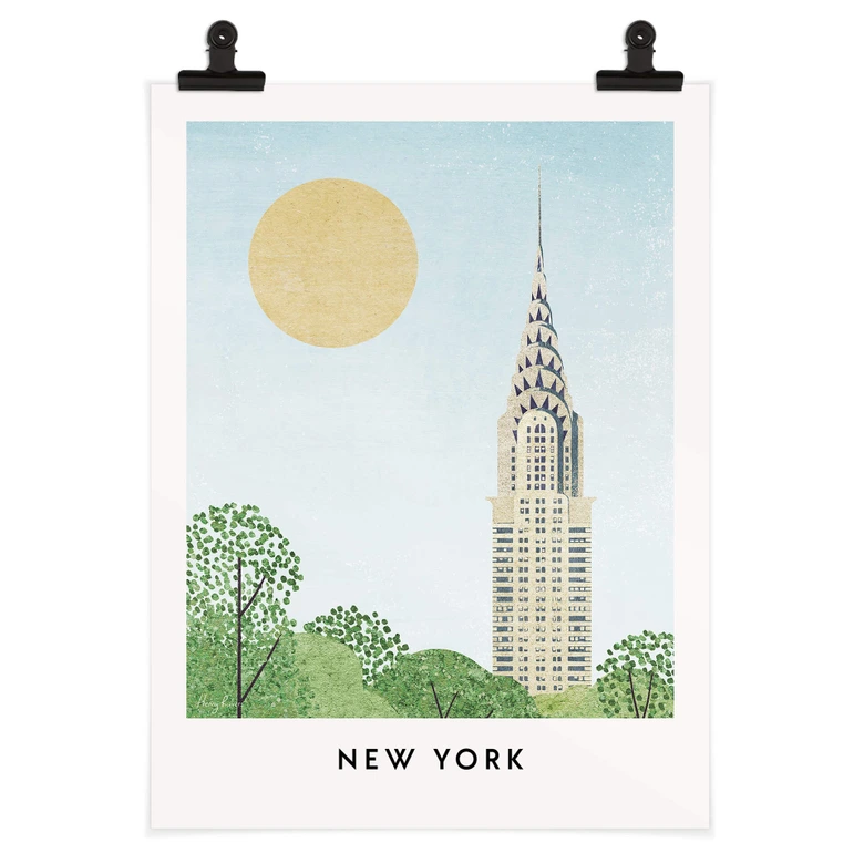 Poster Rivers - New York Modern 