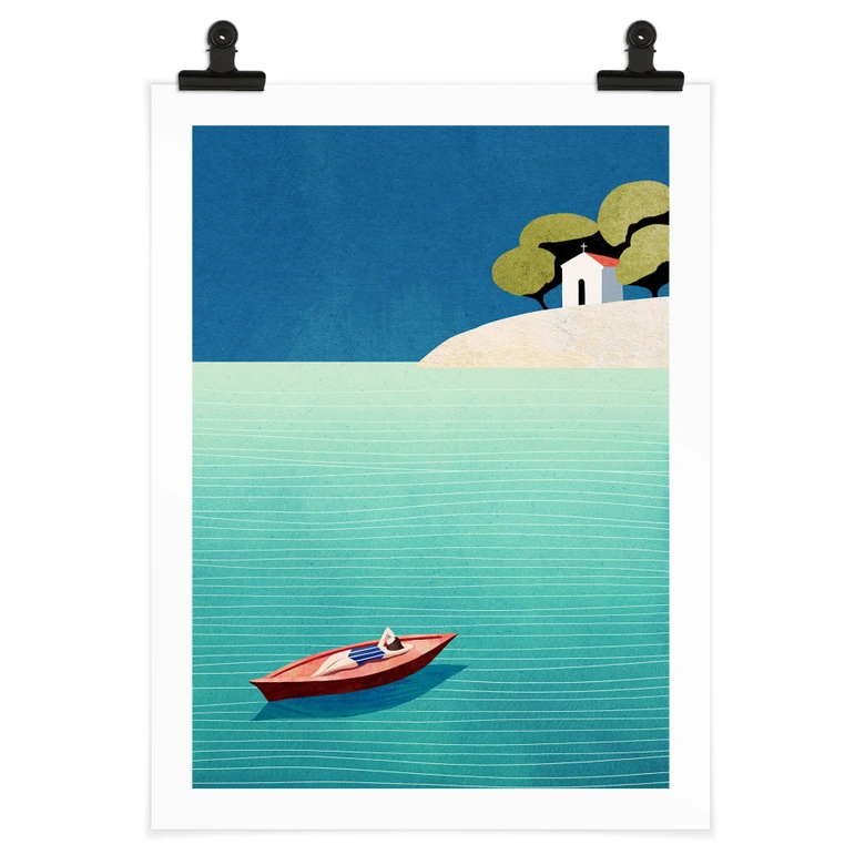 Poster Siesta im Sommer - Rivers 