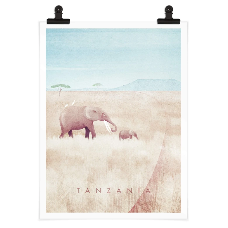 Poster Rivers - Tansania 