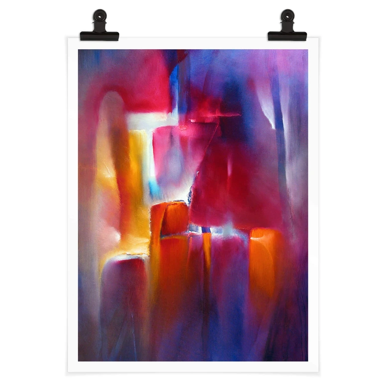 Poster Schmucker - Farbspiel 