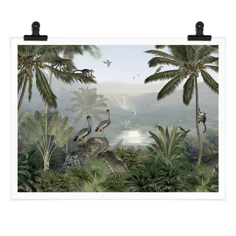 Poster Sir Edward - Fristad för apor 