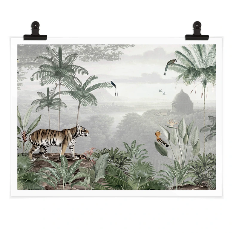 Poster Sir Edward - Tiger in den Tropen 