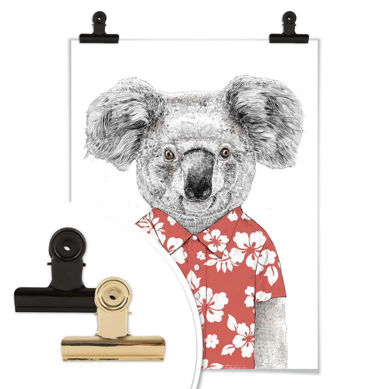 Póster Solti - Koala en verano 