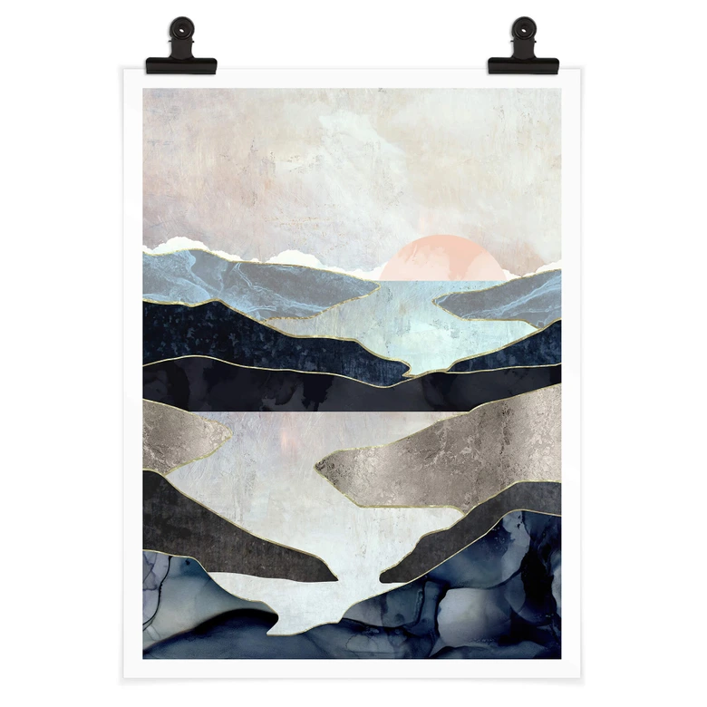 Poster SpaceFrog Designs - Bergsjön 