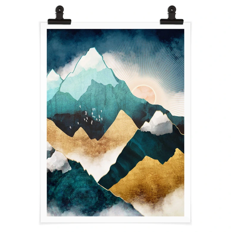 Poster SpaceFrog Designs - Tagesanbruch 
