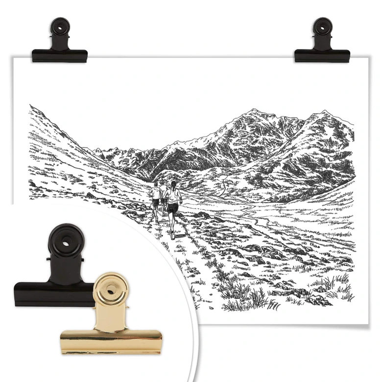 Póster Sparshott - La ruta de senderismo 