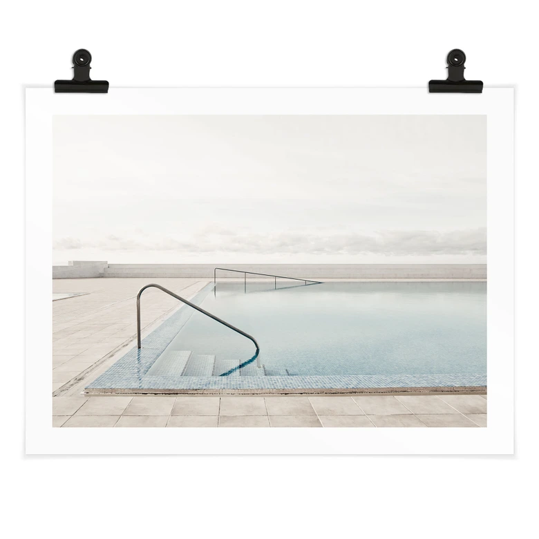 Poster Infinity Pool mit Blick auf die Wolken - Steinkopff  