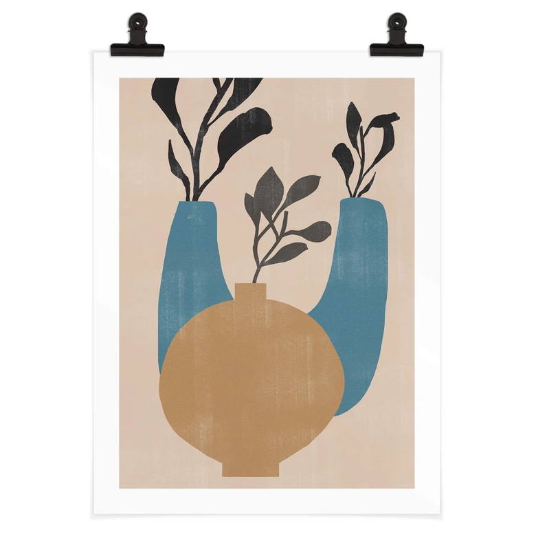 Poster The Miuus Studio - Drei Vasen 