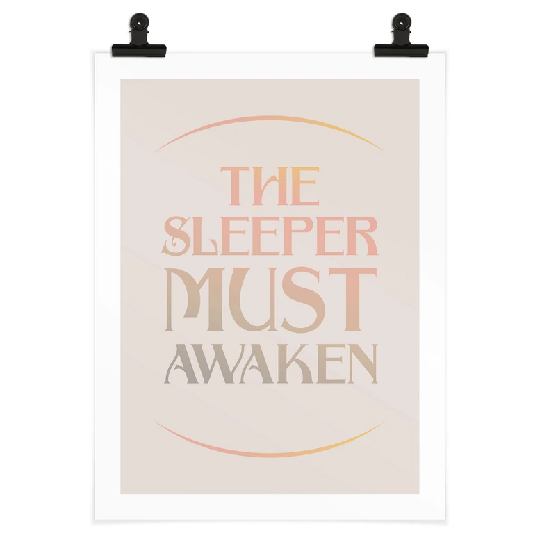 Poster filmcitat från Dune - The Sleeper must awaken 