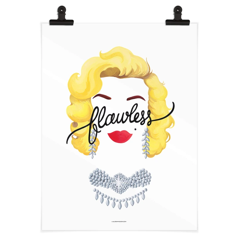 Poster Tohmé - Flawless Marilyn 