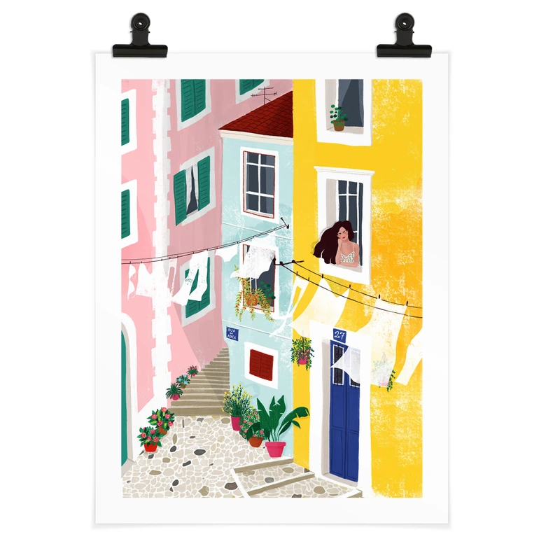 Poster sommarhus illustration - Tomljanovic 