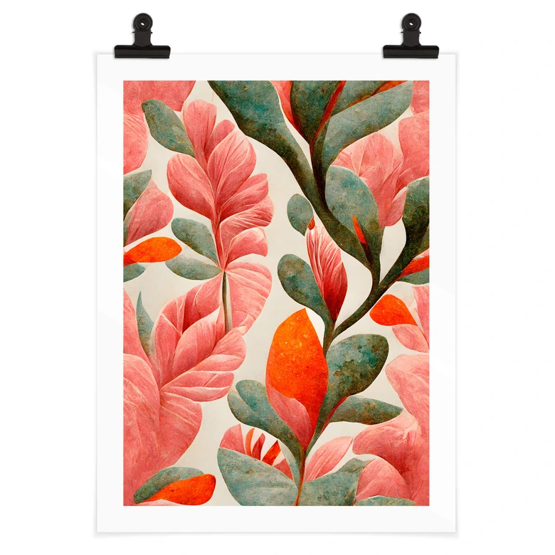 Plakat Treechild - Indian Rose 