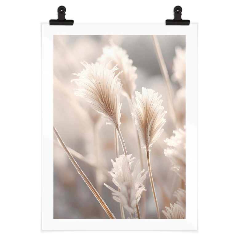 Poster med pastellfärgade gräs - Treechild 