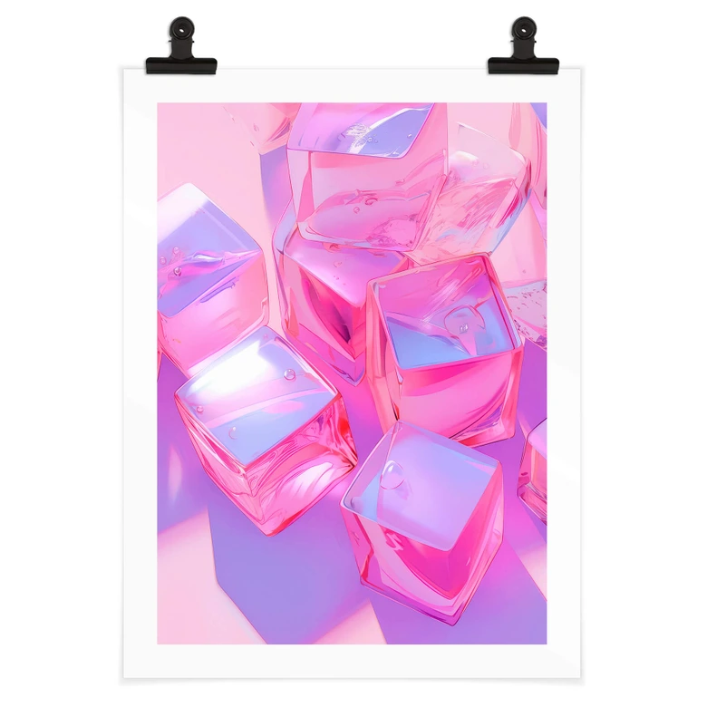 Poster Treechild - Pink Ice Cubes 