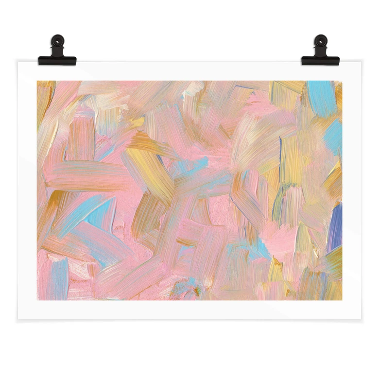 Poster uplusmestudio - Abstrakt i rosa 