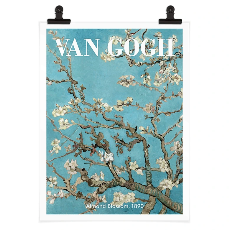 Poster van Gogh Design - Mandelblomma 