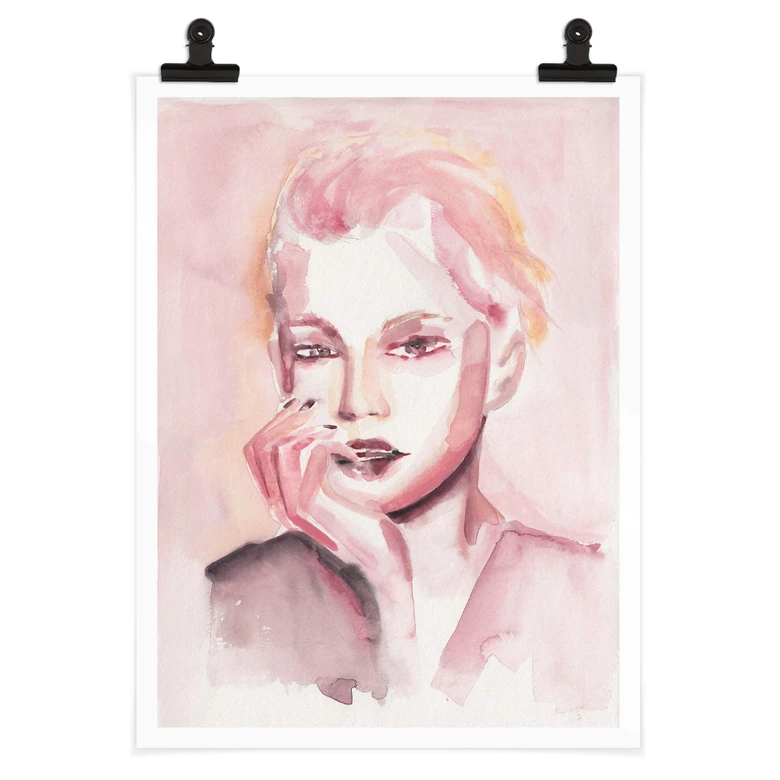 Poster Verbaan - Genom rosiga linser 