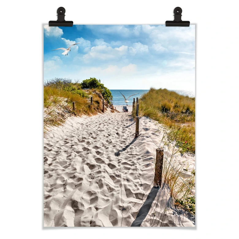 Poster Way to the Beach 