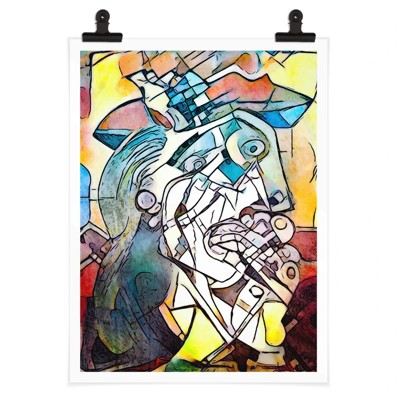Poster Zamart - Hommage an Picasso - Die Frau 