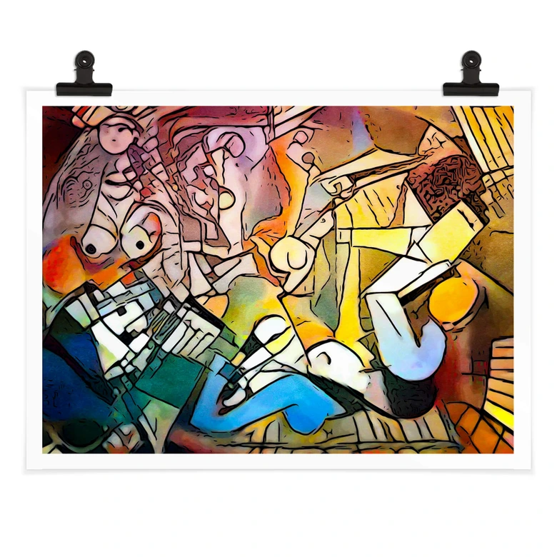 Póster Zamart - Homenaje a Picasso - Las mujeres 