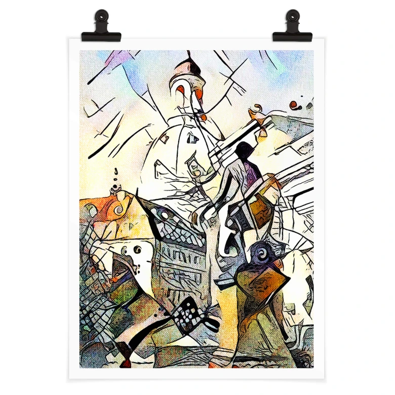 Poster Zamart - Kandinsky trifft Dresden 