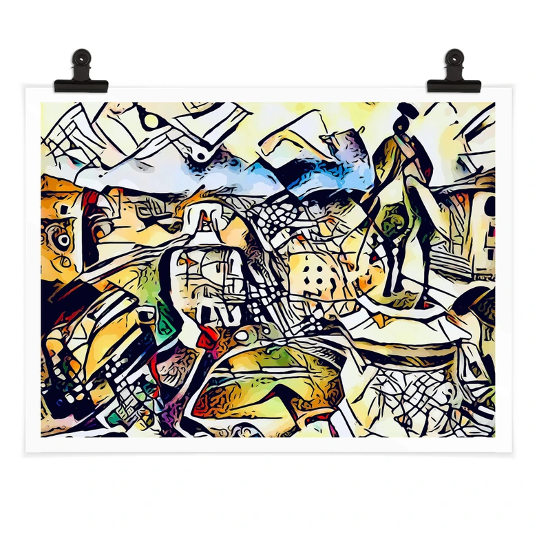 Poster Zamart - Kandinsky trifft Rom 