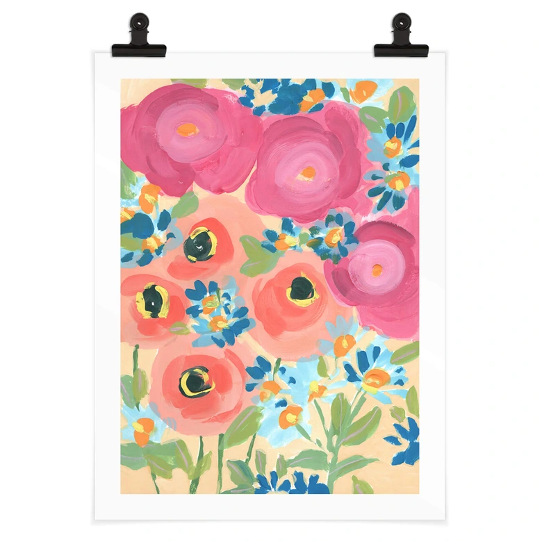 Poster Zwara - Bright Flowers 