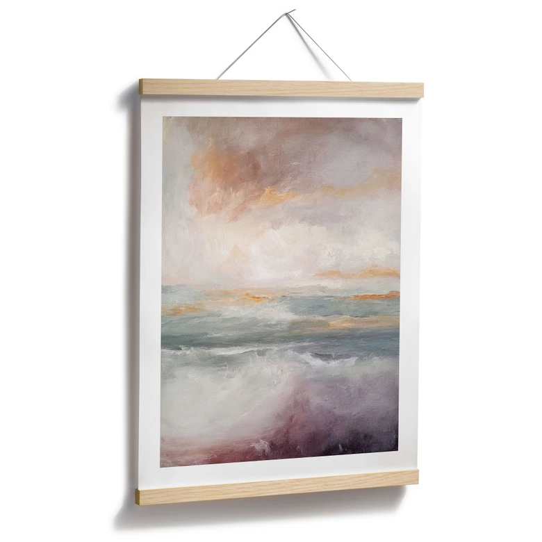 Poster Abstrakta vågor i skymningsljuset - Alpenglow Workshop 