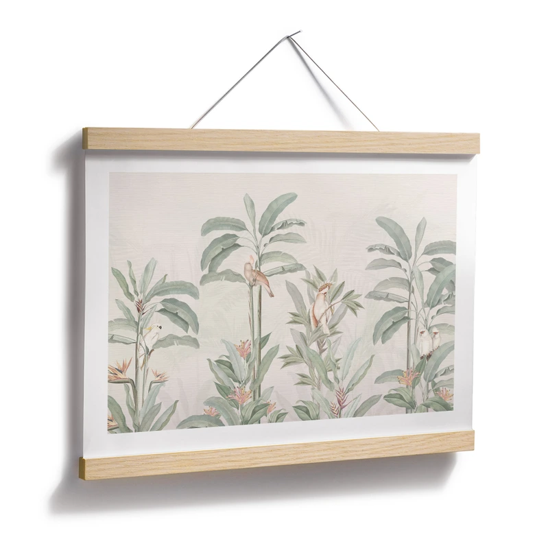 Dschungel Poster Tropischer Wald mit Kakadus - Bloomery Decor 