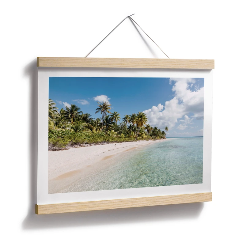 Poster Palmenstrand in der Südsee - Colombo 