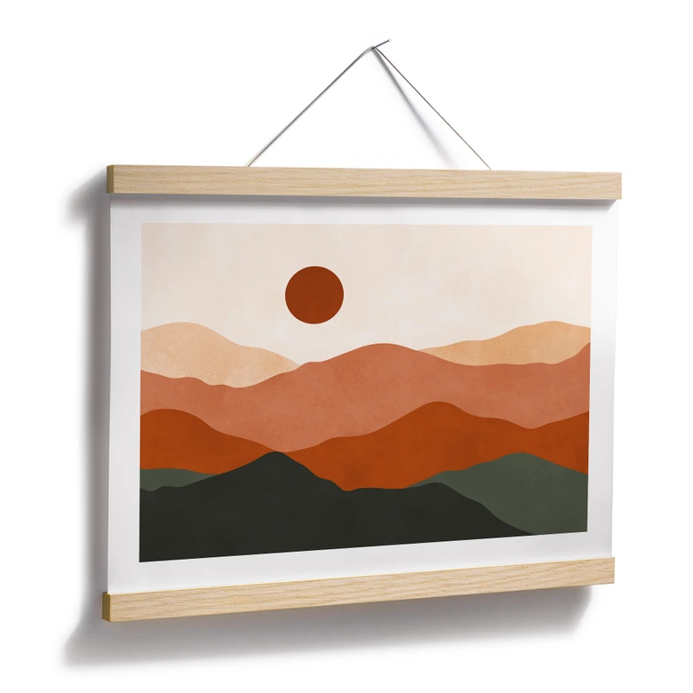 Poster Mjuka kullar i kvällssolen - Costa 