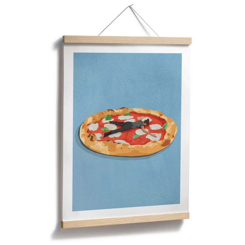 Poster Pizza Liebe - Dekel 