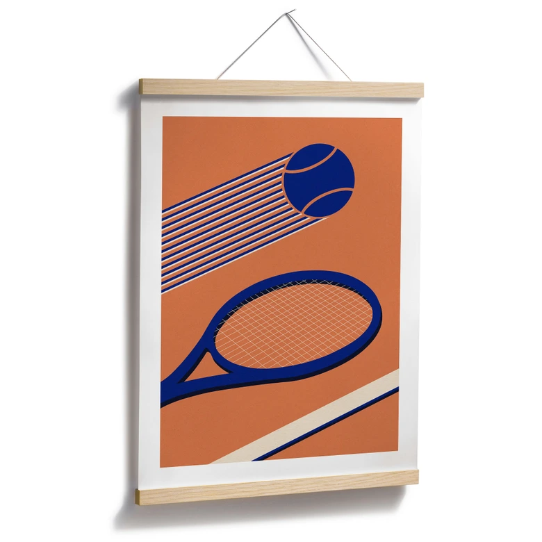 Poster Retro Tennis - Feist 