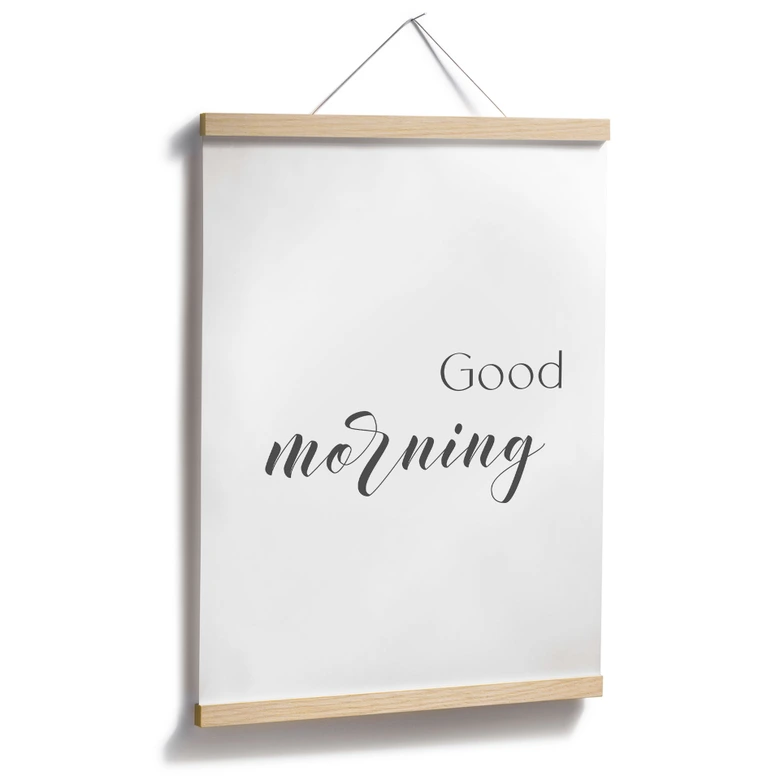 Typografie-Poster Good morning 