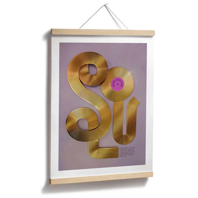 Poster Soul trifft auf Vinyl - Musik für die Seele - Harrison 