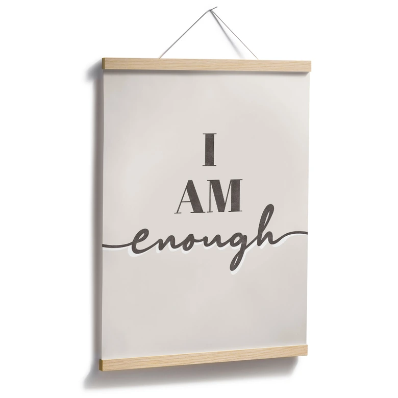 Spruch Poster I am enough 