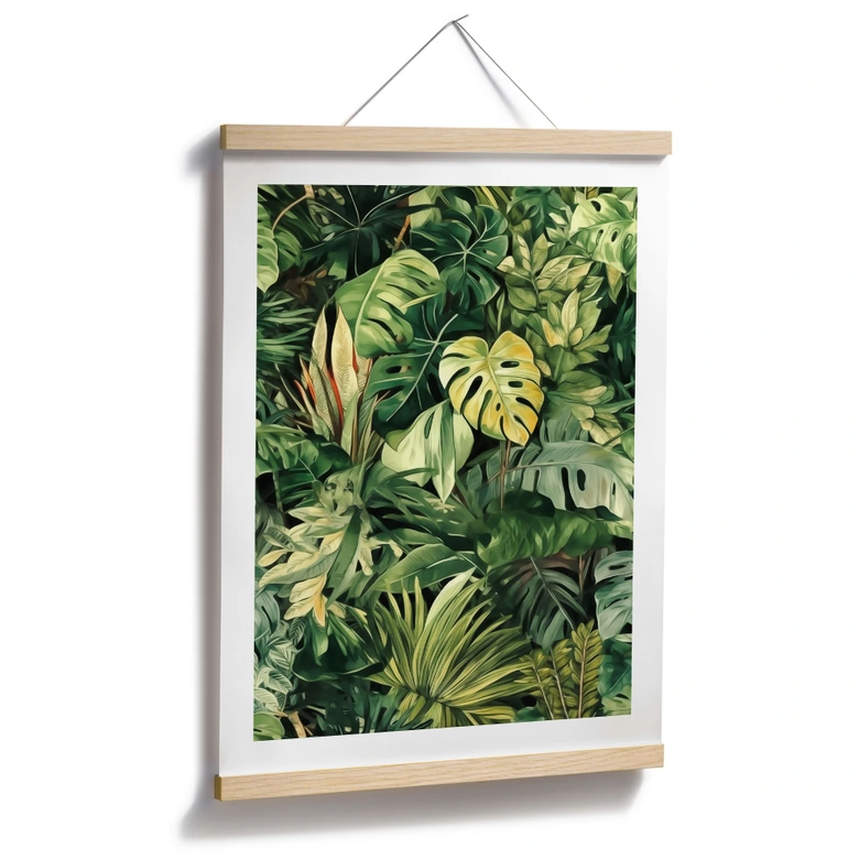 Poster med djungelväxter - Jaszke 