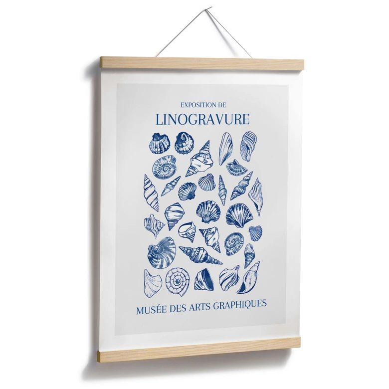 Poster Collage de coquillages graphiques - Jolly and Dash 