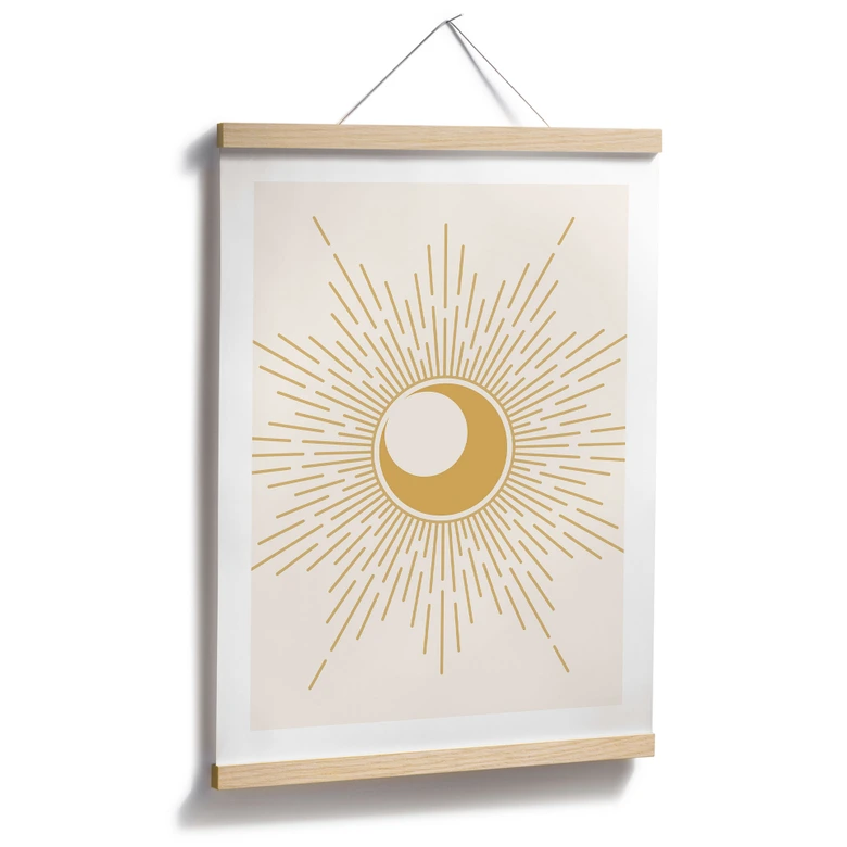Poster Goldene Sonnenstrahlen - KsanaKalpa 