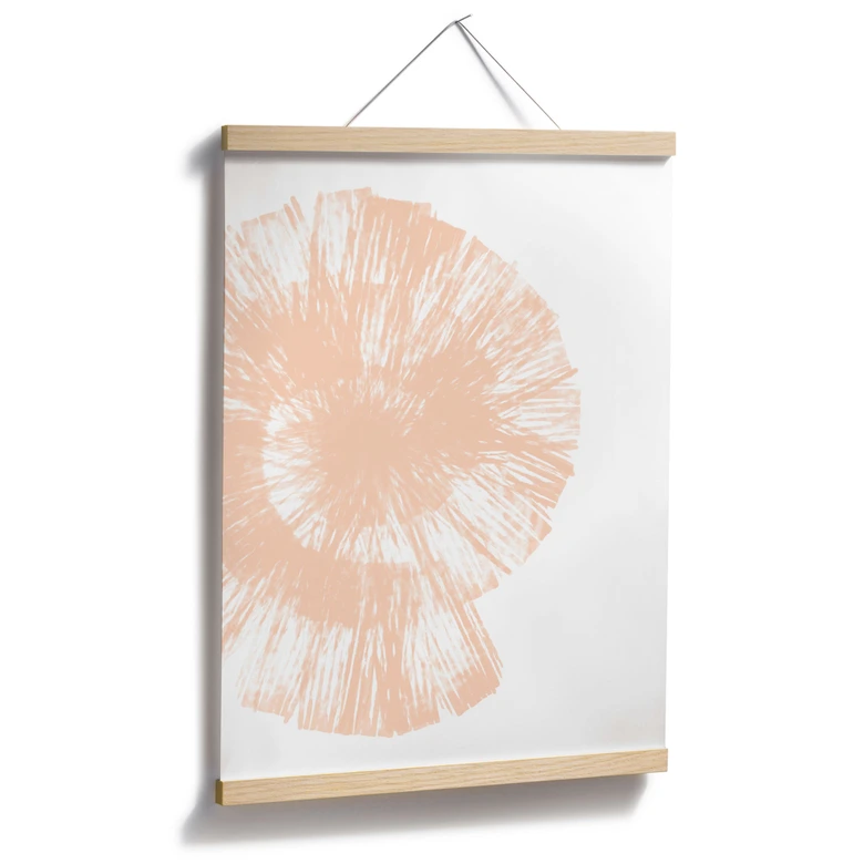 Poster Peach Fuzz - Abstrakt skal i persikofärger - Martina 