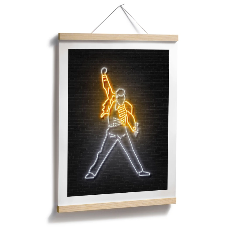Poster Freddie Mercury - Mielu 