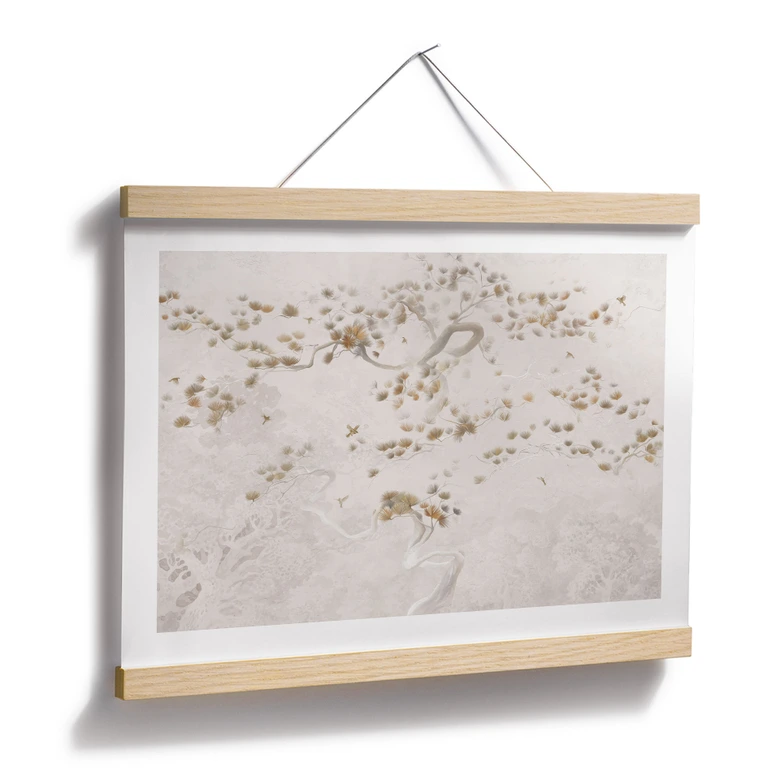 Poster mit Bäumen - Elegante Kiefer im asiatischen Stil - Ms Tiff 